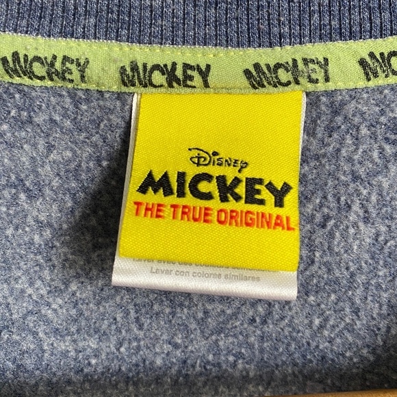 Disney Youth Mickey Mouse Purplish-Blue Long Sleeve Sweatshirt Size XL (14 - 16) - Picture 2 of 9